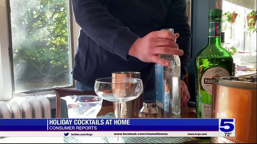 Consumer Reports: Holiday cocktails at home