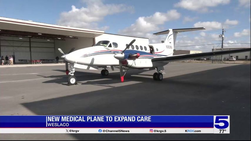 New medical plane at Weslaco airport to expand care