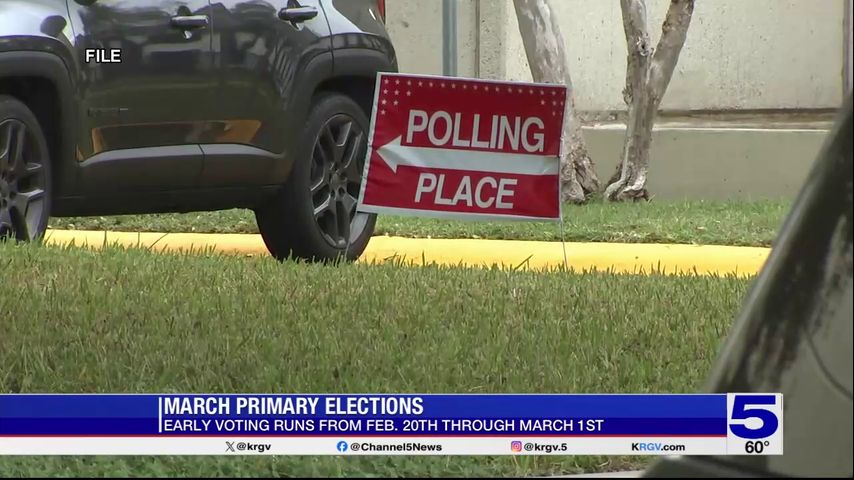 Early Voting for March primary elections begins Tuesday