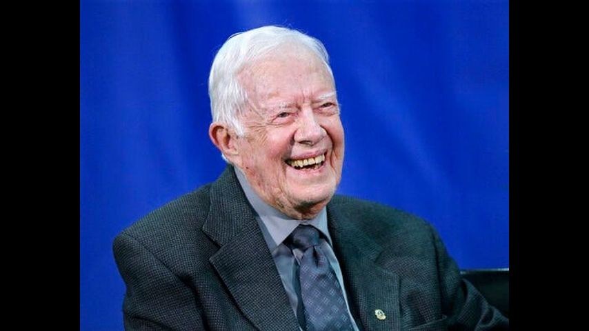 Jimmy Carter awarded tenure at Emory University at age 94