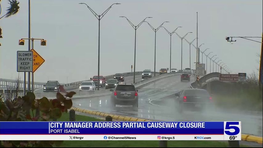 Port Isabel city manager addresses partial Queen Isabella Causeway closure