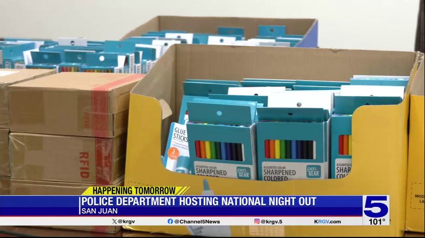 School supplies to be given out during National Night Out in San Juan