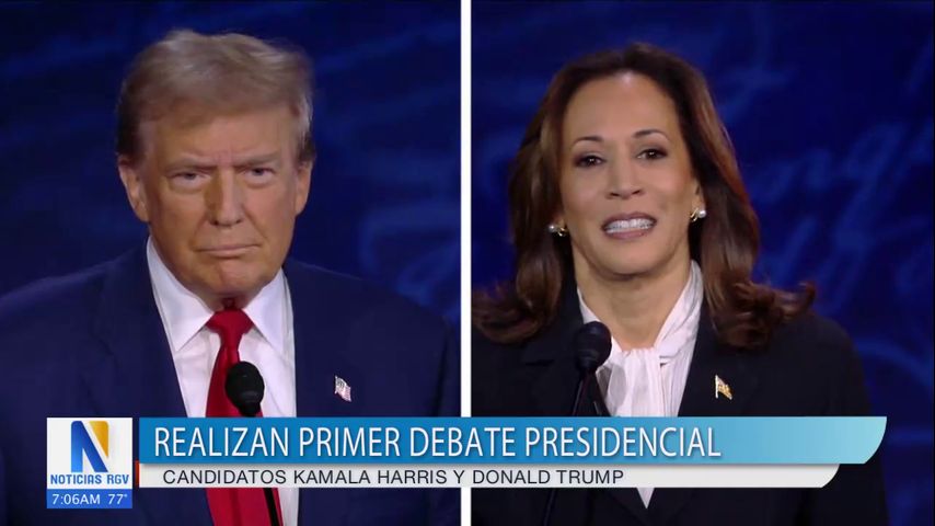 Donald Trump y Kamala Harris discuten propuestas en el primer debate presidencial