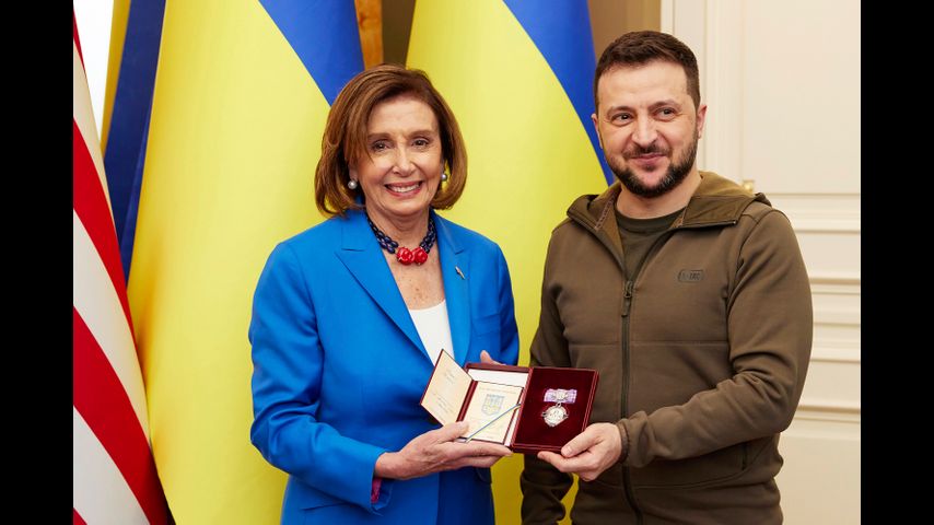 Pelosi leads delegation to Kyiv and Poland; vows US support