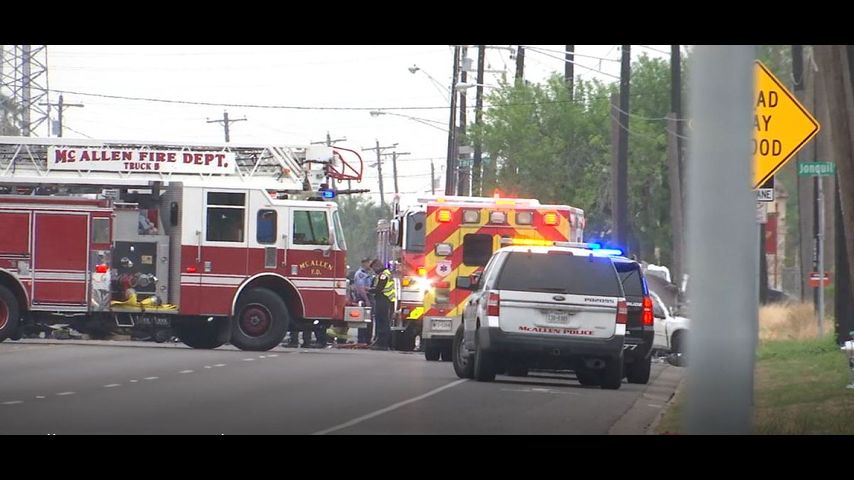 Un hombre esta muerto y un conductor hospitalizado tras accidente vehicular en McAllen