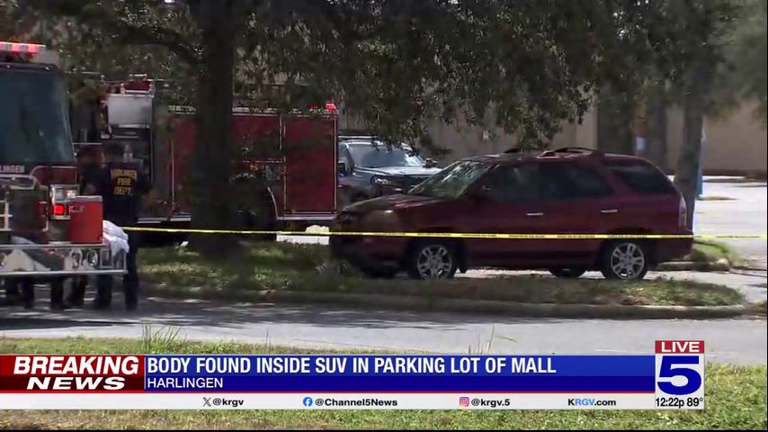 Harlingen police: Decomposed body found in vehicle at Valle Vista Mall parking lot