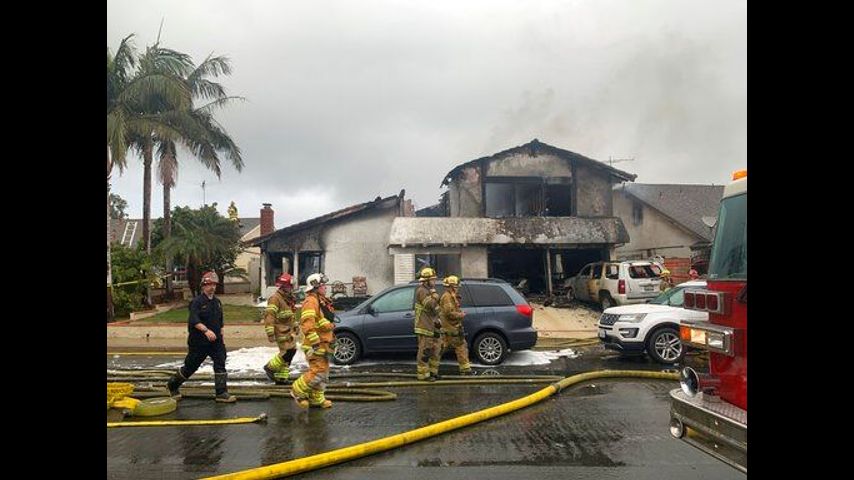 Neighbors: Plane 'sounded like a missile' as it broke apart