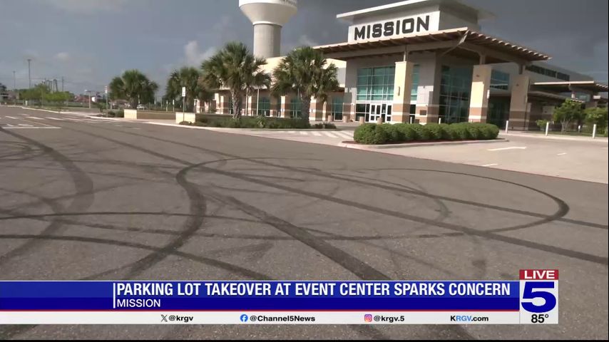 Two in custody following parking lot takeover at Mission Event Center