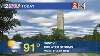 Wednesday AM Forecast: Windy today as we transition to a drier weather pattern