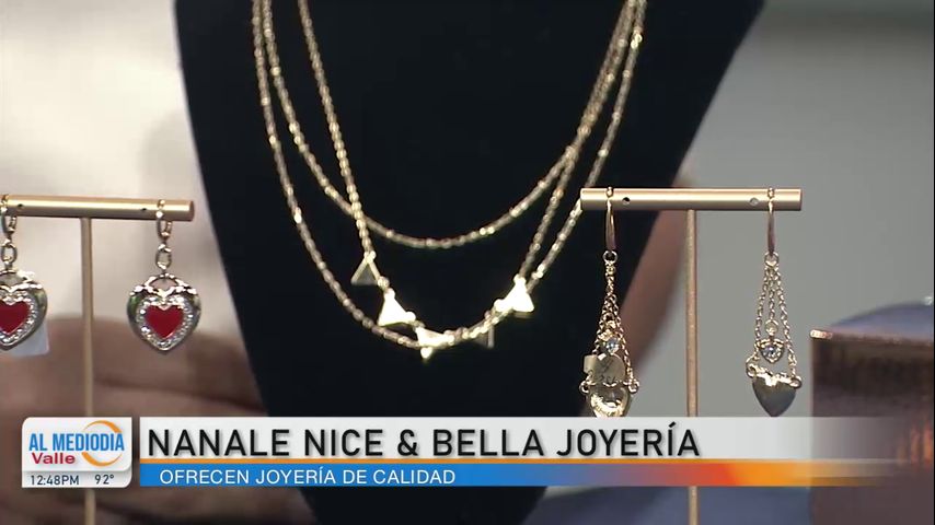 Nice & Bella ofrece joyería artesanal con baño de oro de 18k