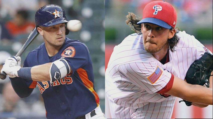 Ex-LSU roommates Alex Bregman, Aaron Nola meet up as All-Stars