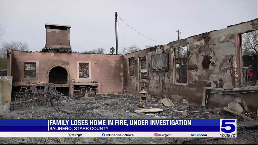 Starr County family loses home in fire, calls out fire department for ...