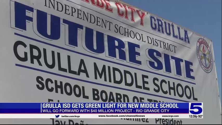 Grulla Middle School construction resumes after cease and desist order