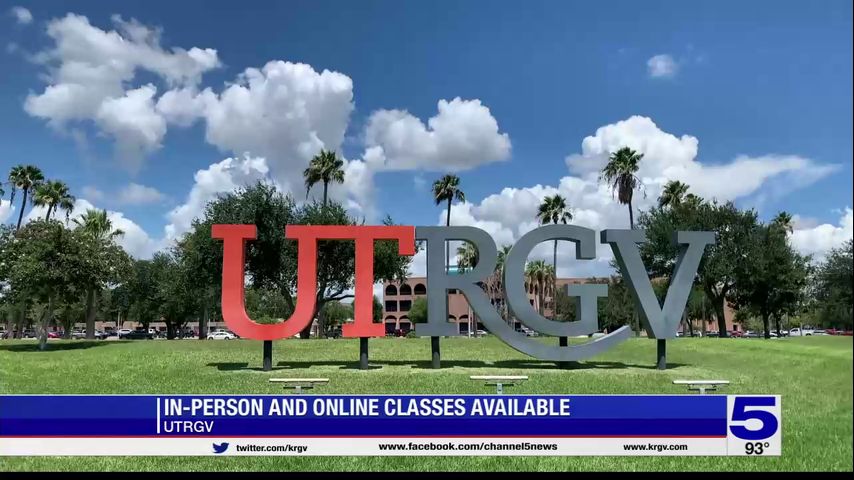 In-person and online classes available at UTRGV