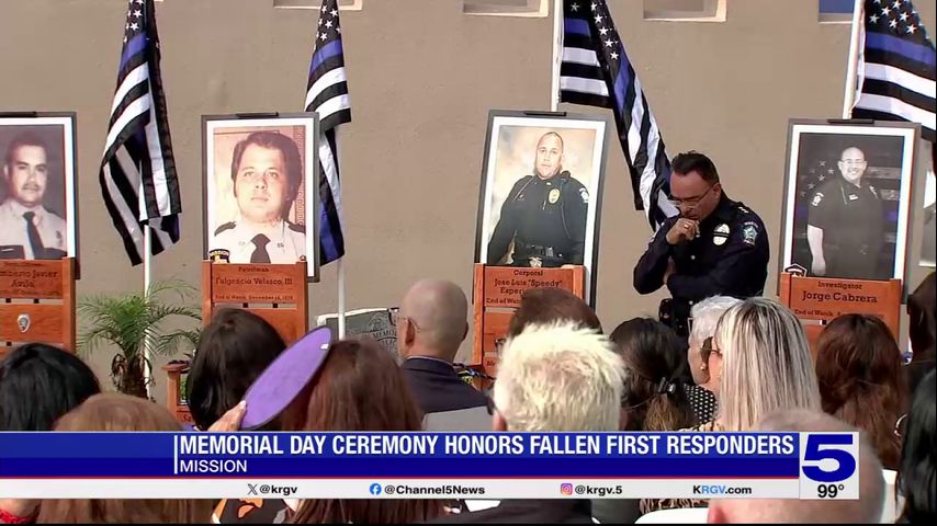 Mission Police Department holds memorial ceremony for fallen first responders