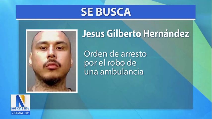 Policía de Brownsville identifica a hombre acusado de robar ambulancia