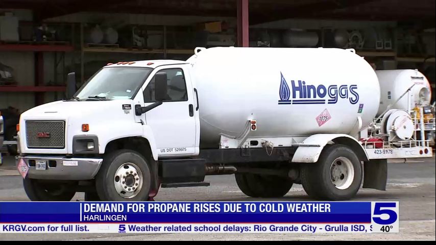 Cold weather causing demand for propane