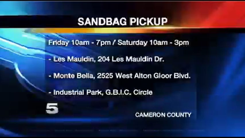 City of Brownsville Providing Free Sand Bags