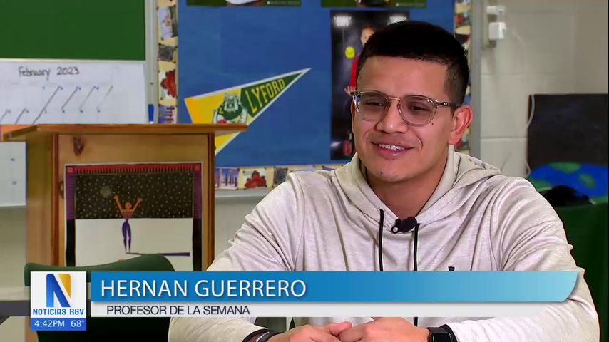 Profesor de la semana: Herman Guerrero se destaca como profesor de la semana número dos