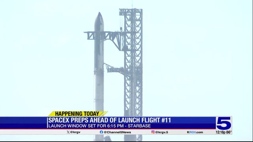SpaceX prepping for Monday Starship launch