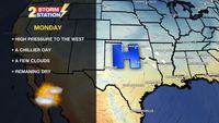 Sunday PM Forecast: Cool and dry for the first half of the week