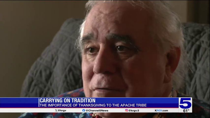 Leader of Apache tribe in McAllen honoring his past by celebrating Thanksgiving