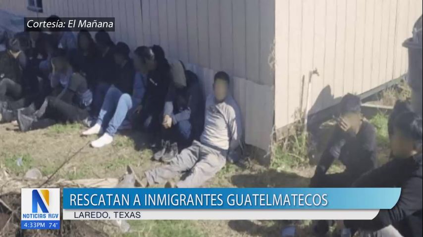 Rescatan a inmigrantes en Laredo víctimas de tráfico