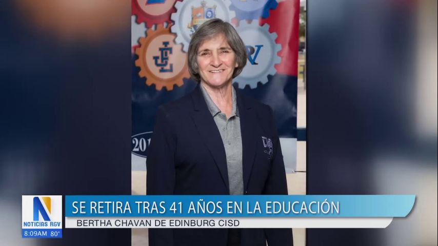 Entrenadora de Edinburg CISD se retira tras 41 años de profesión