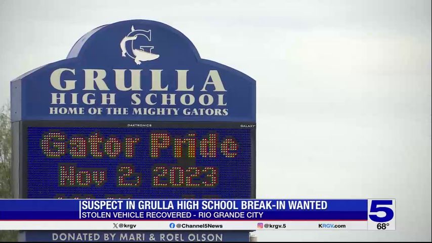 Vehicle recovered following theft at Grulla High School