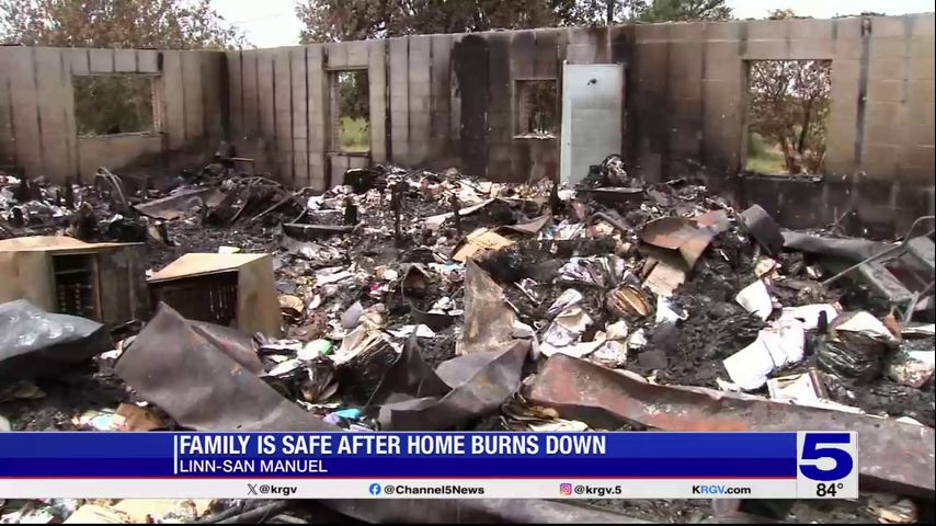 Linn-San Manuel fire department asking for donations for family who lost home in fire