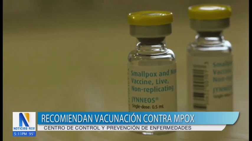 CDC recomienda vacunación contra Mpox