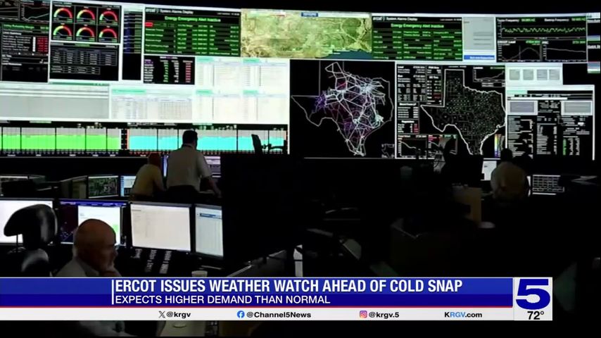 Citing upcoming cold front, ERCOT issues weather watch