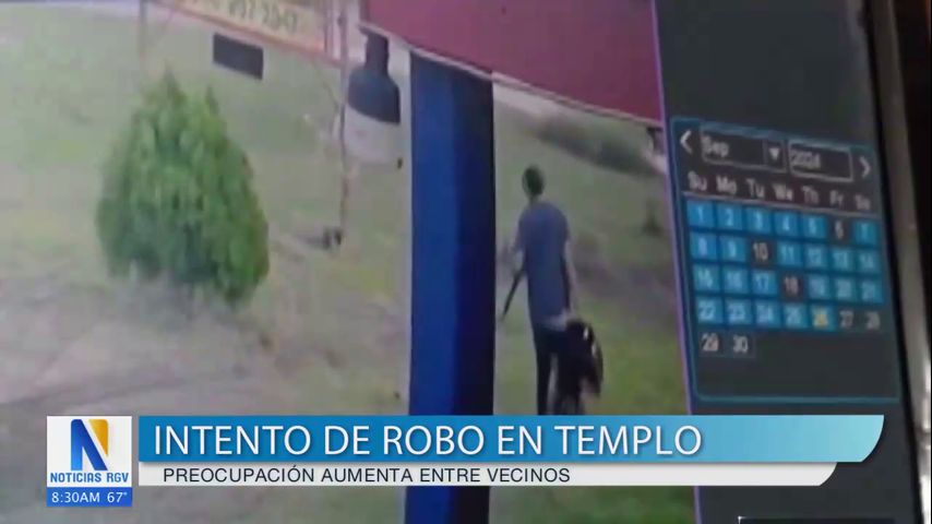 Intento de robo en un templo de Álamo alerta a los vecinos por la inseguridad