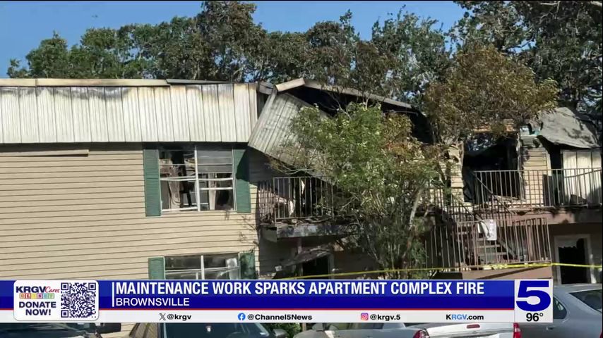 Fire at Brownsville apartment complex sparked from maintenance work