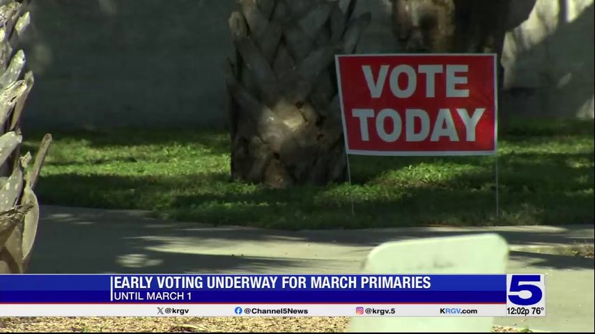 Early Voting begins in the Valley for March primaries
