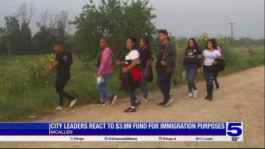 McAllen receiving nearly $4 million in federal funding for immigration related expenses