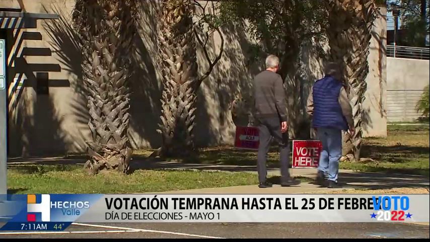 Votación temprano hasta el 25 de febrero