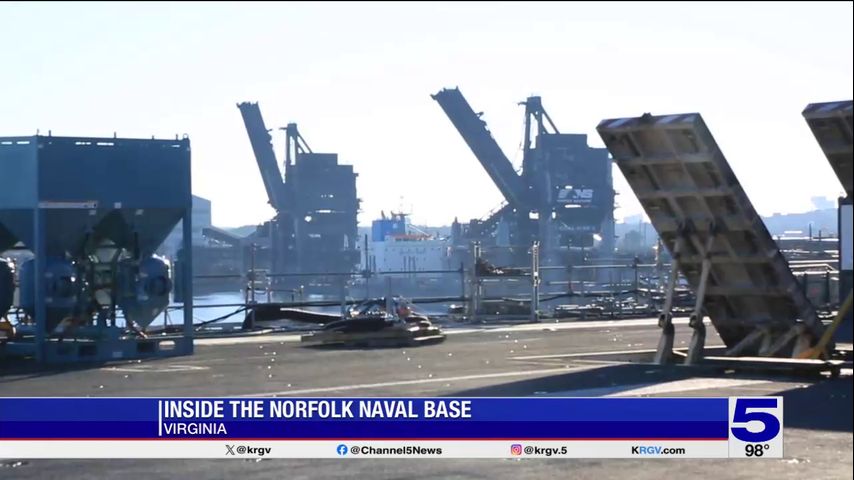 Inside the Norfolk Naval Base