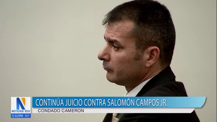 Continúa día trece de juicio contra Salomón Campos Jr.