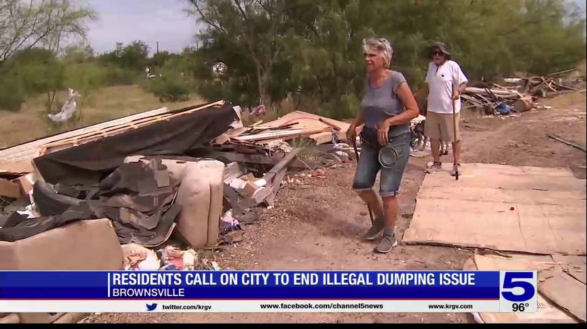 Brownsville residents raising concerns over illegal dump site