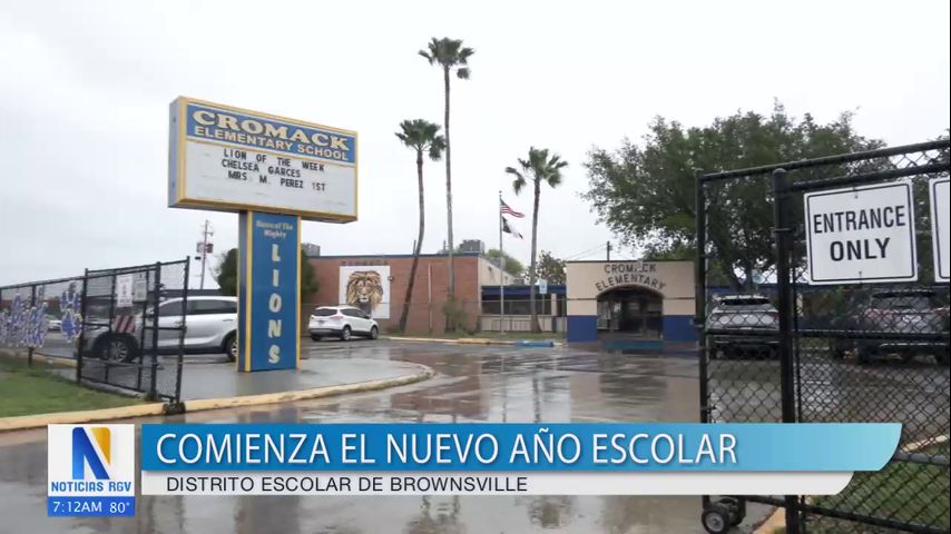 Comienzo del nuevo año escolar en el distrito escolar de Brownsville