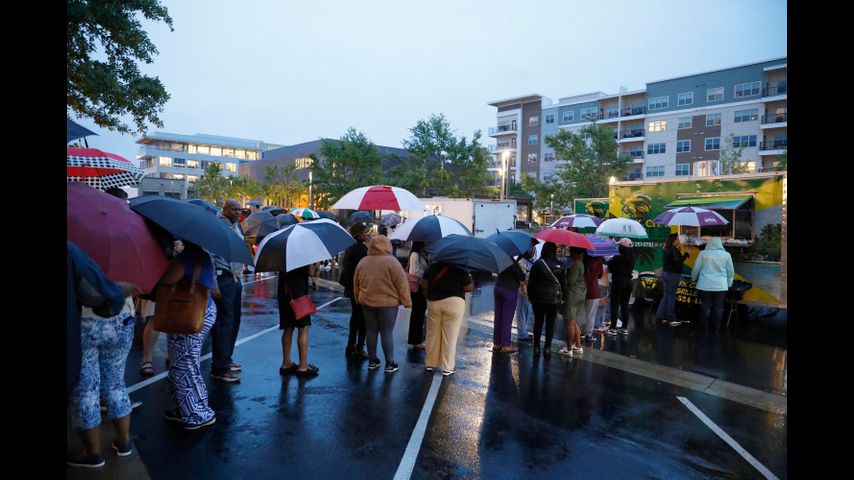 Homes flooding in Texas as severe storms ramp up across the South, including a threat of strong tornadoes