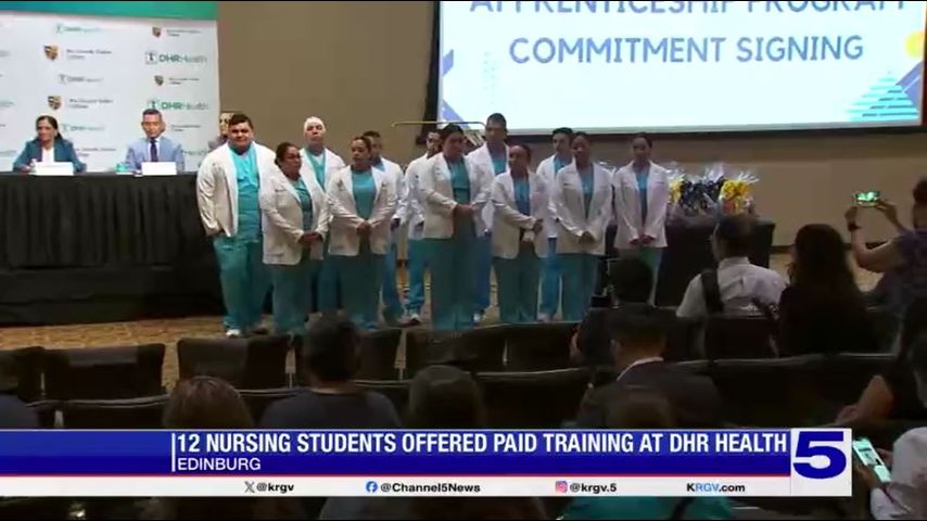 Nursing students offered paid training at DHR Health in Edinburg