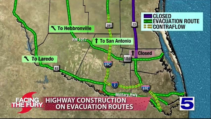 Facing the Fury: Evacuation routes available despite highway construction