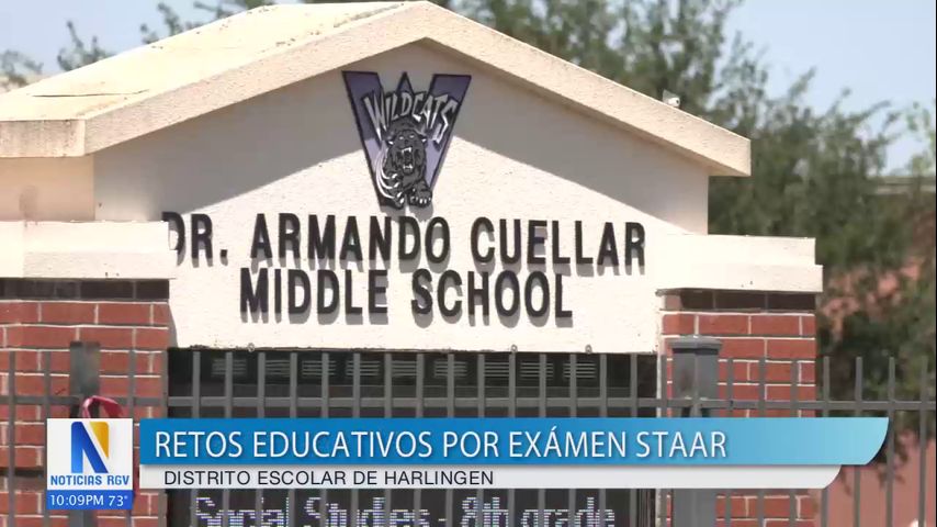 Retos educativos por examen STAAR en el distrito escolar de Harlingen