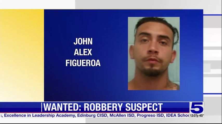 McAllen police search for robbery suspect