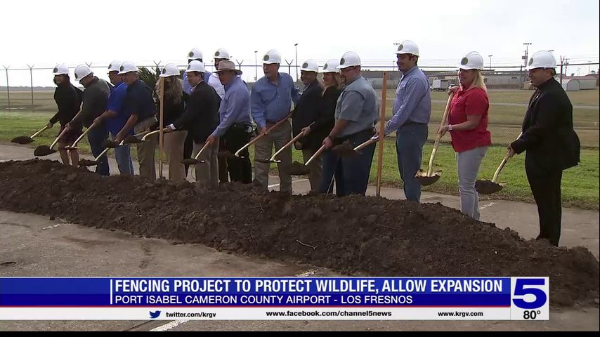 Port Isabel-Cameron County airport officials break ground on wildlife ...