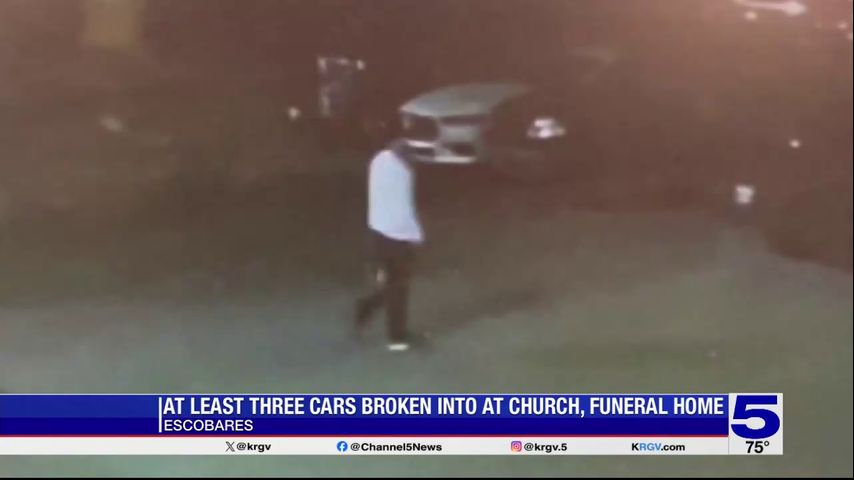 Escobares police investigating after several cars broken into at church and funeral home parking lots