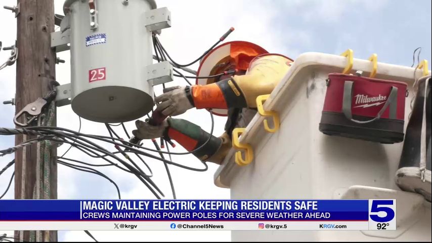 AEP Texas and Magic Valley crews preparing ahead of potential severe weather