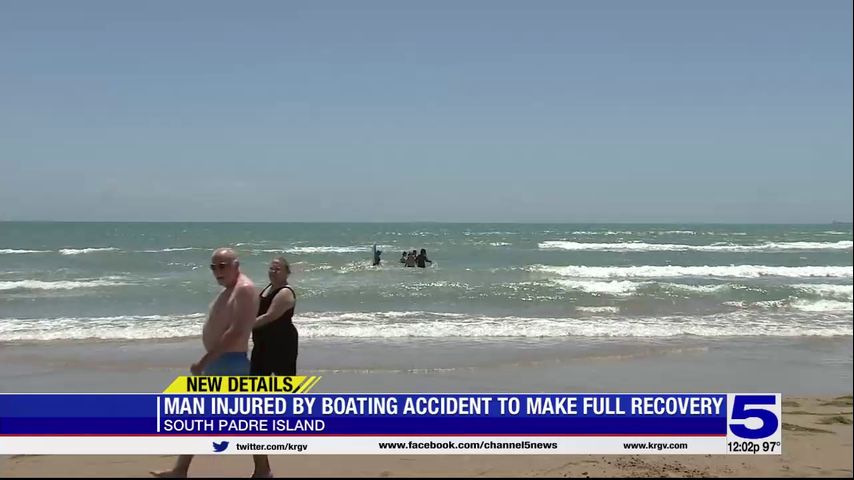 Man injured in boating accident at South Padre Island expected to recover